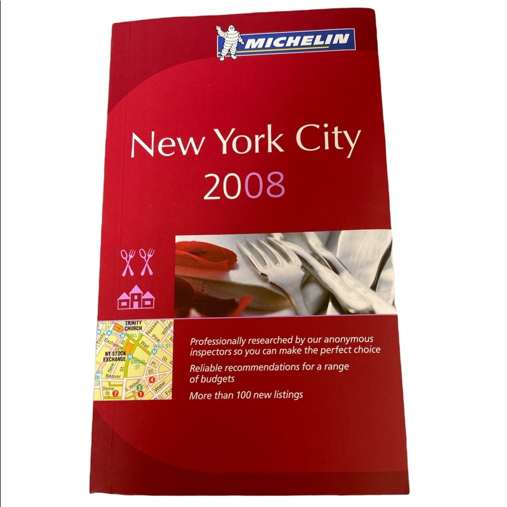 Michelin Guide New York City 2008 Restaurant & Hotel Guide Book